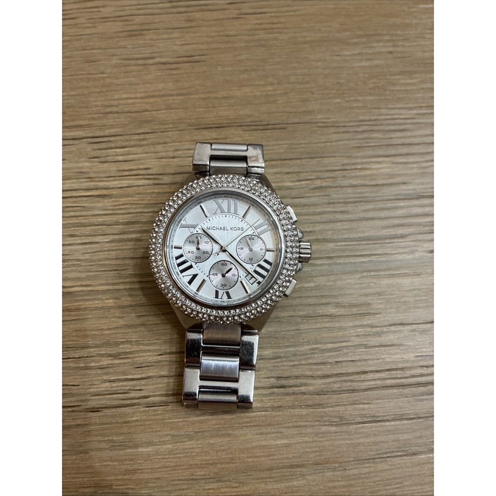 Michael Kors Camilla Watch MK-5634 Pave' Bezel New Battery Fits 7" Wrist